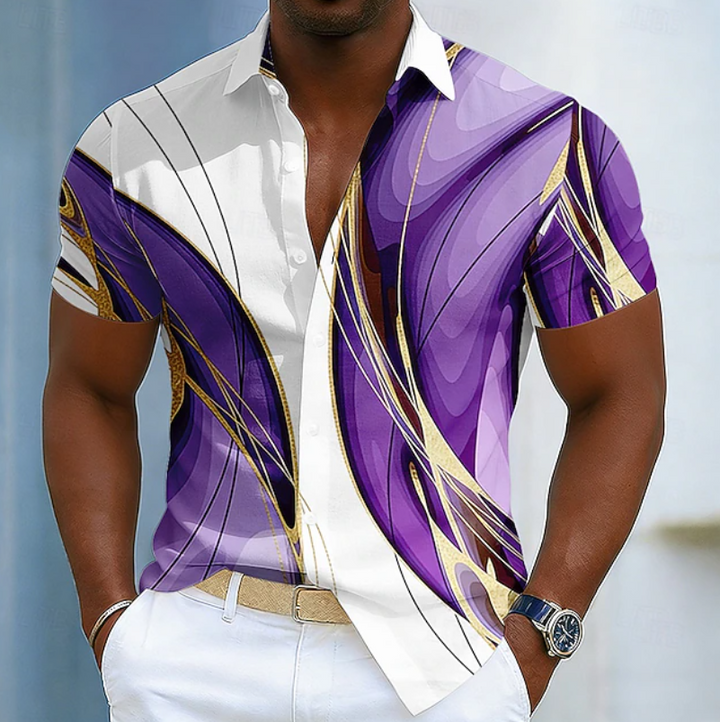 Men's collared shirt