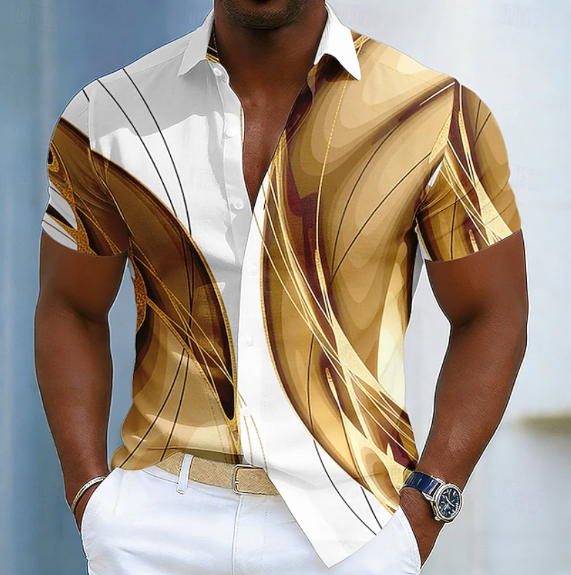 Men's collared shirt