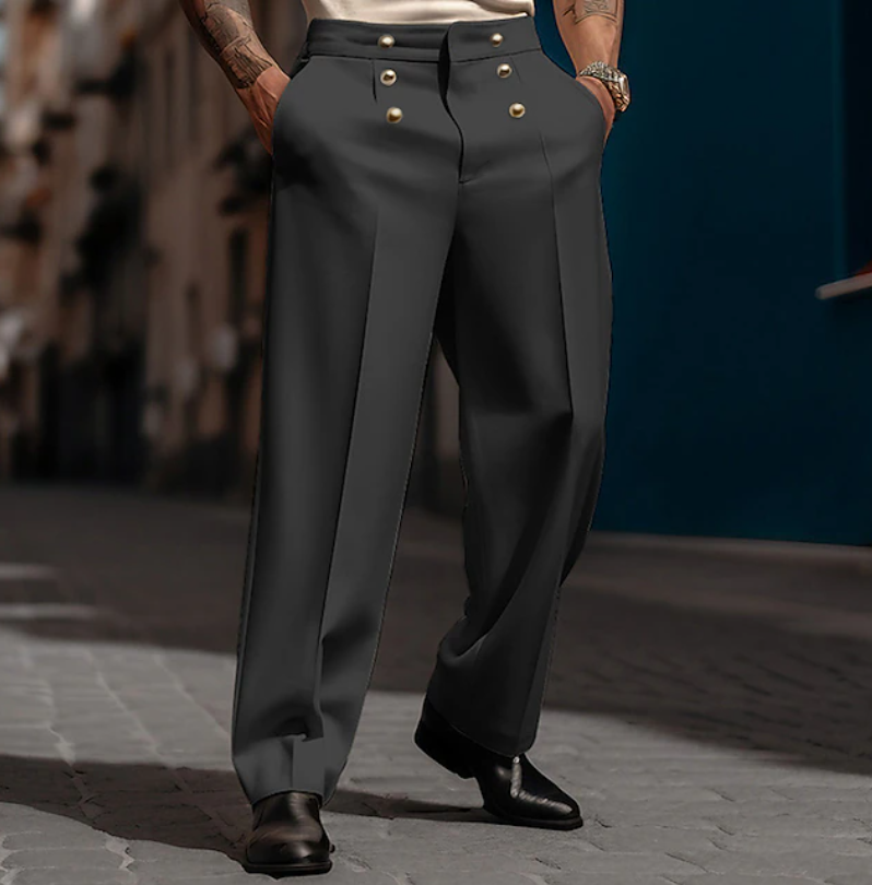 High-Waisted Tailored Trousers for Women