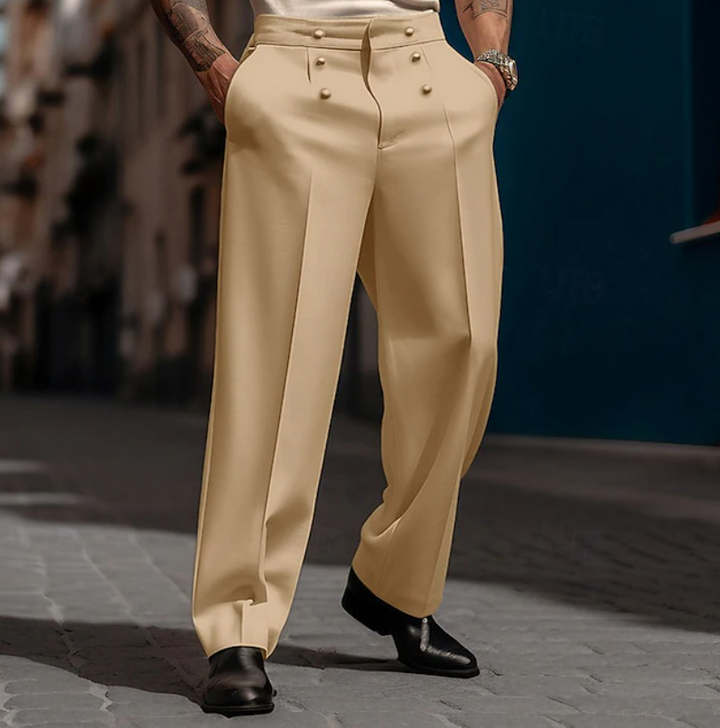 High-Waisted Tailored Trousers for Women