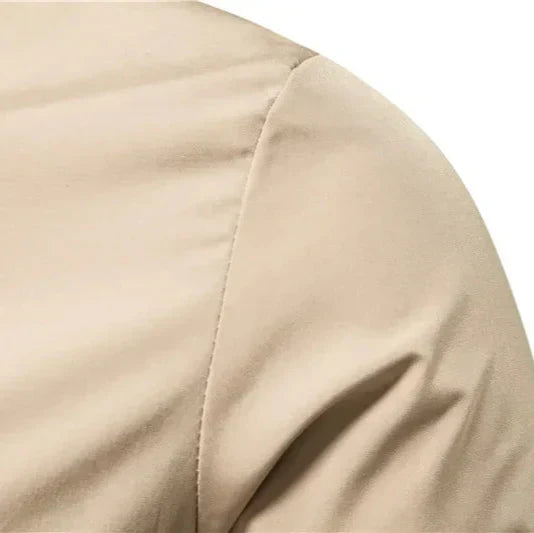 Men’s bomber jacket with striped trim