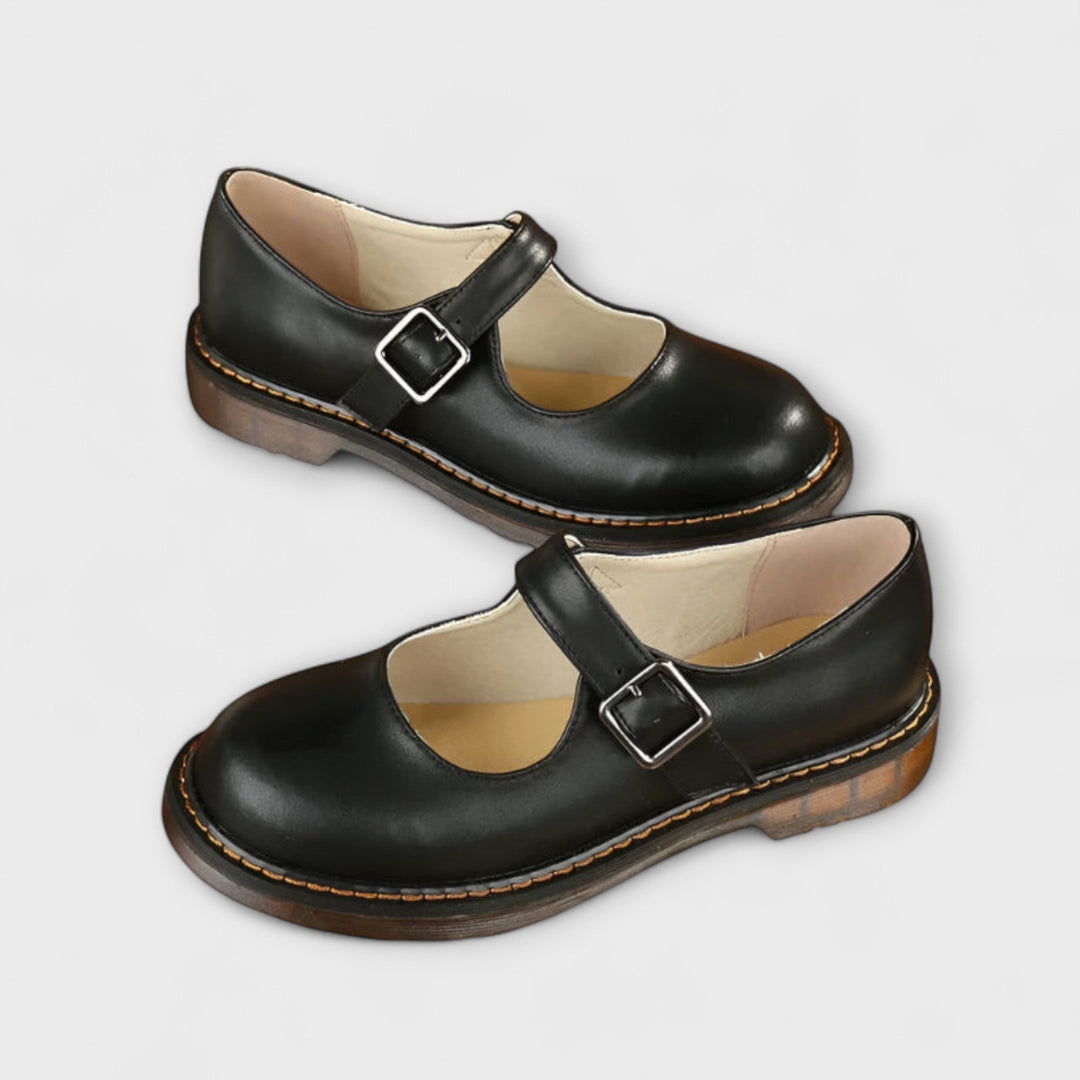 Mary Jane Shoes with Buckle Closure for Women