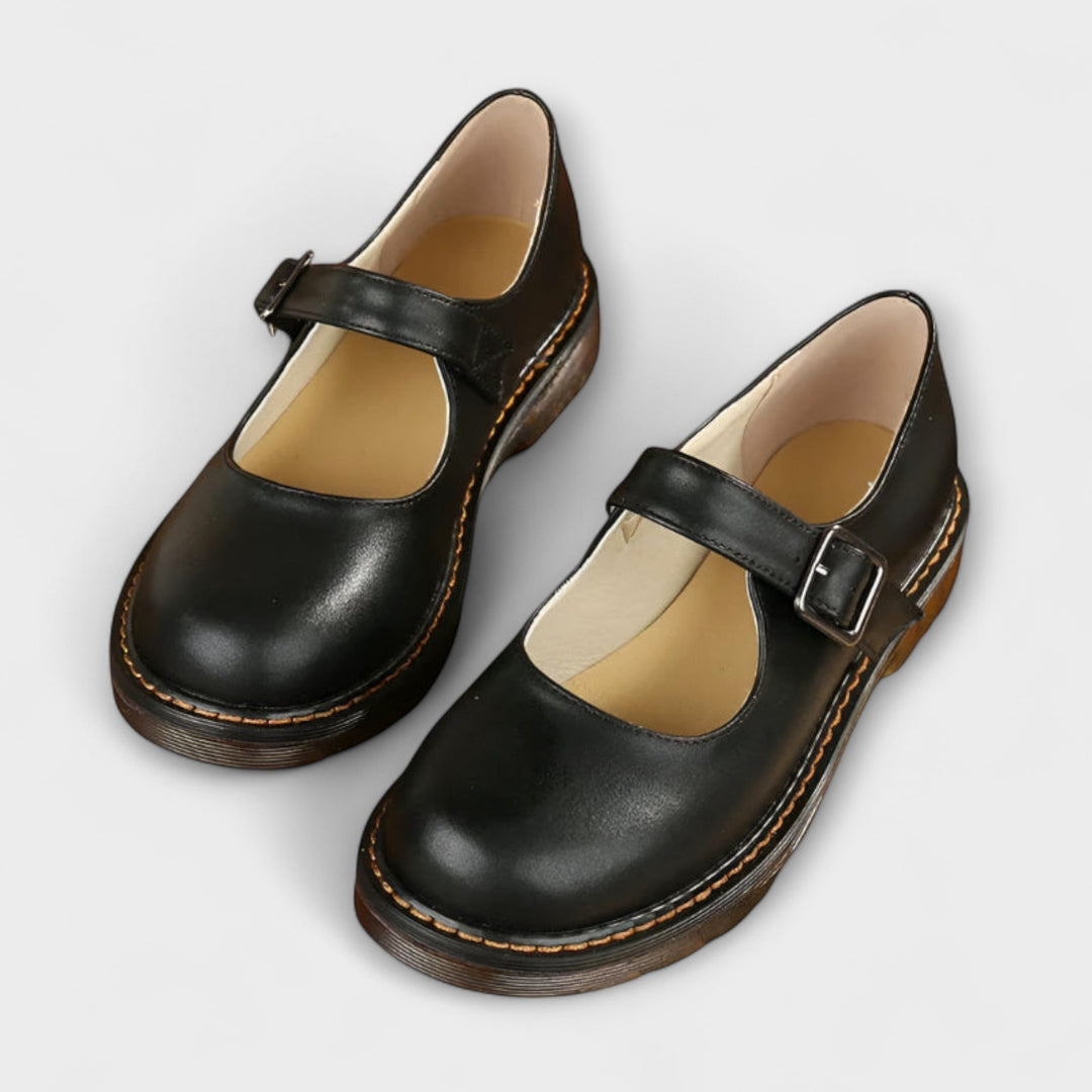 Mary Jane Shoes with Buckle Closure for Women