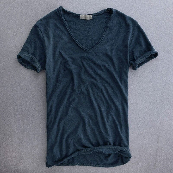 V-hals T-shirt til Herrer