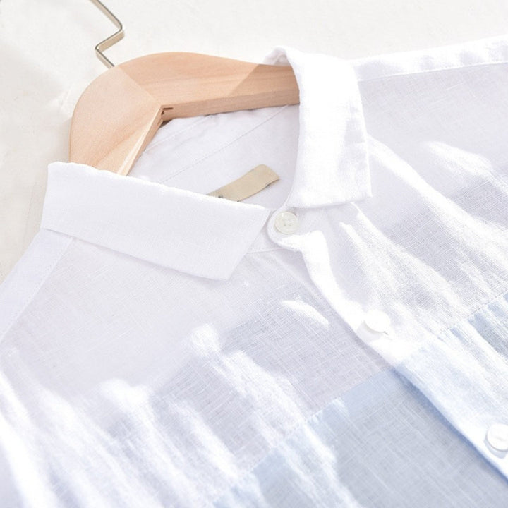 Men's Relaxed Shirt with Contrast Panels