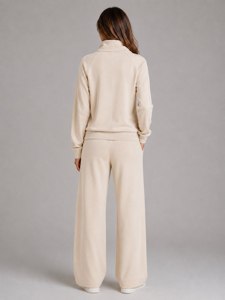 Women's Loungewear Set with Half Zip