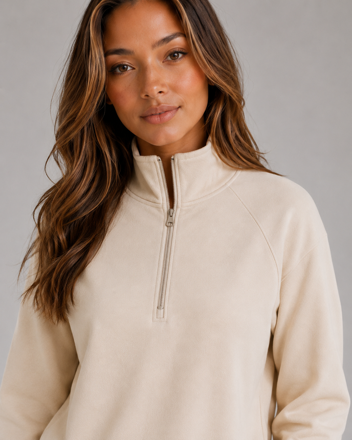 Women's Loungewear Set with Half Zip