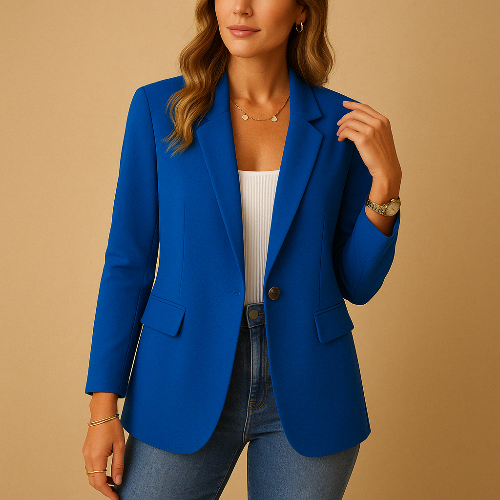 Fitted blazer for women