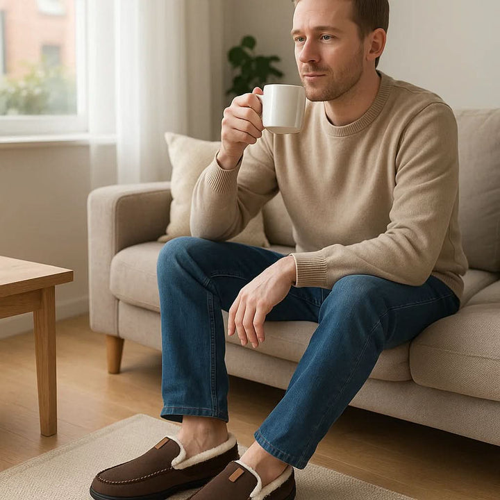 Warm Slip-On Loafers for Men