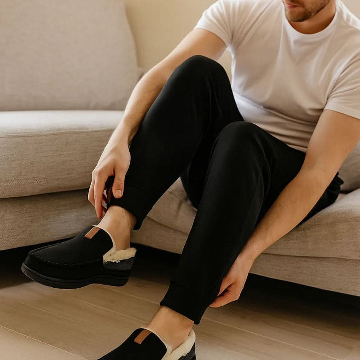 Warm Slip-On Loafers for Men