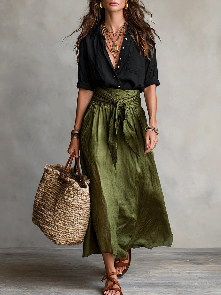 Strapless Midi Set for Women