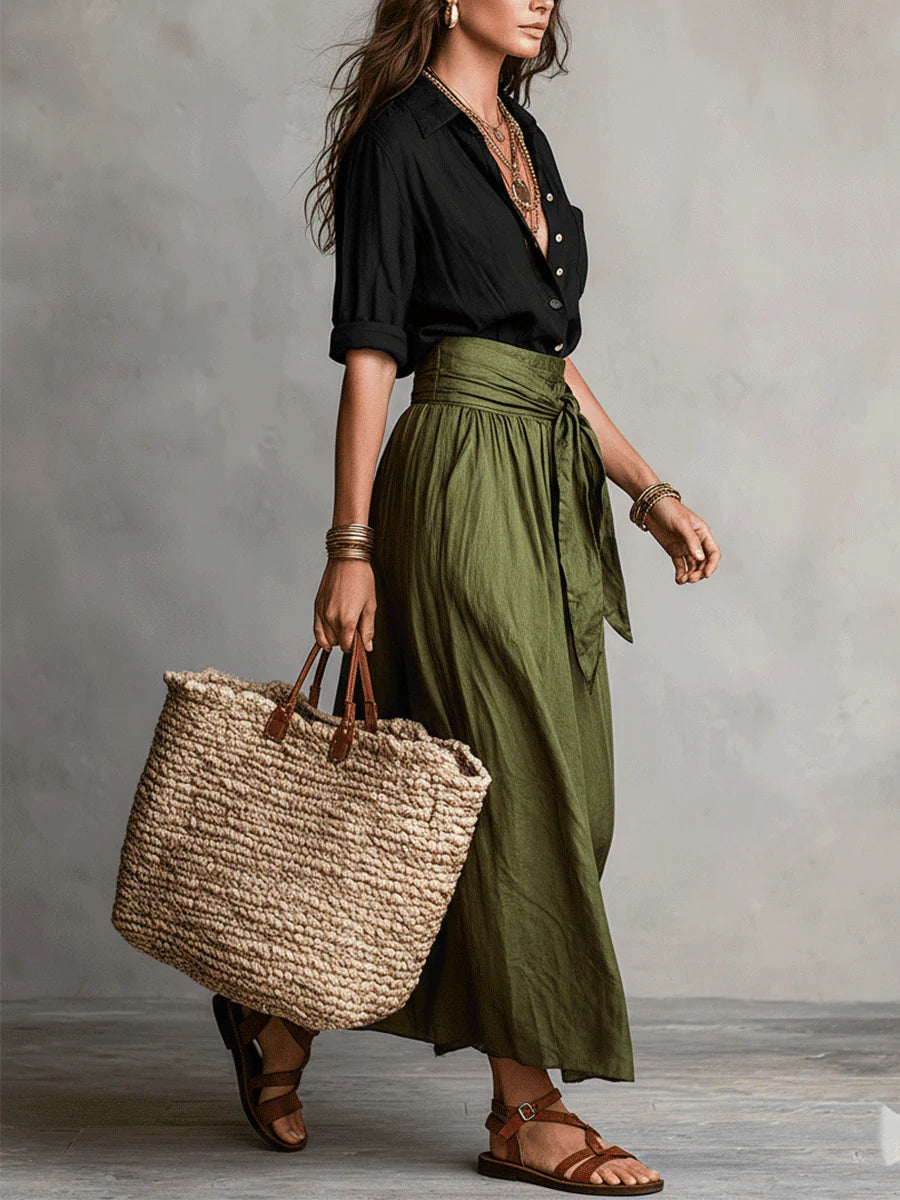 Strapless Midi Set for Women