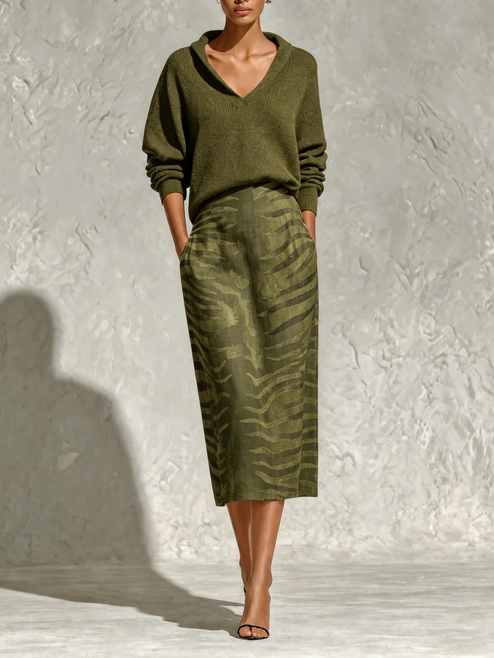 Striktop and Midiner Skirt for Women
