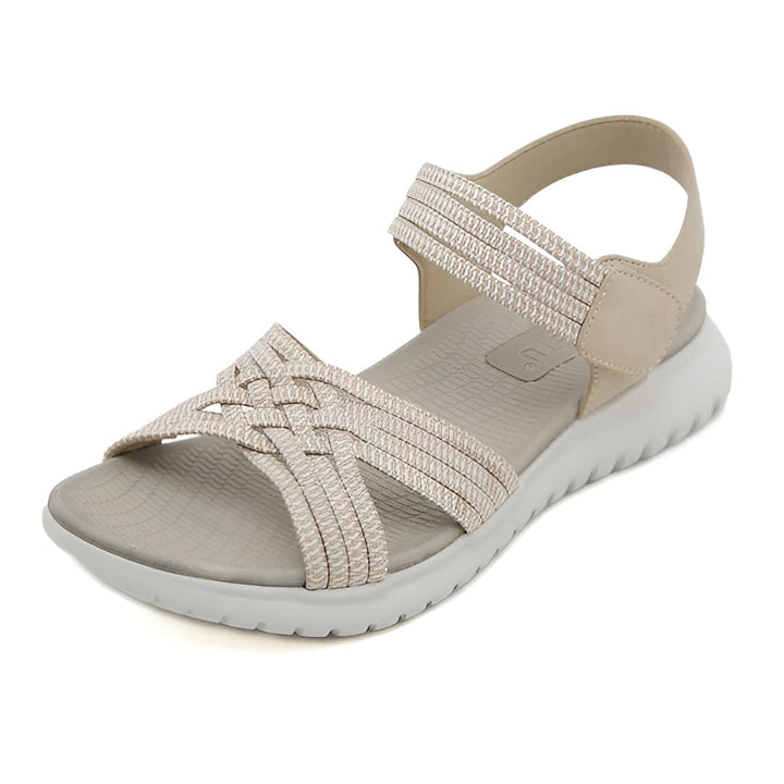 Flade Sandaler Med Krydsremme
