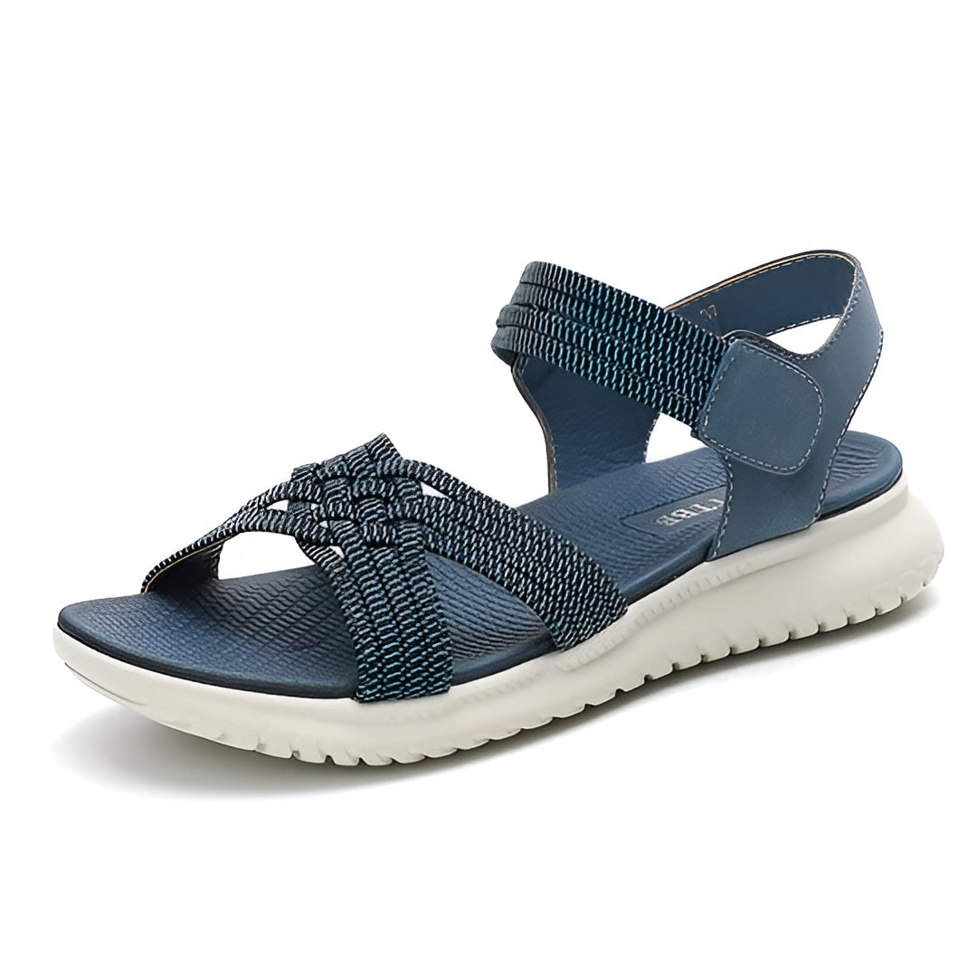Flade Sandaler Med Krydsremme