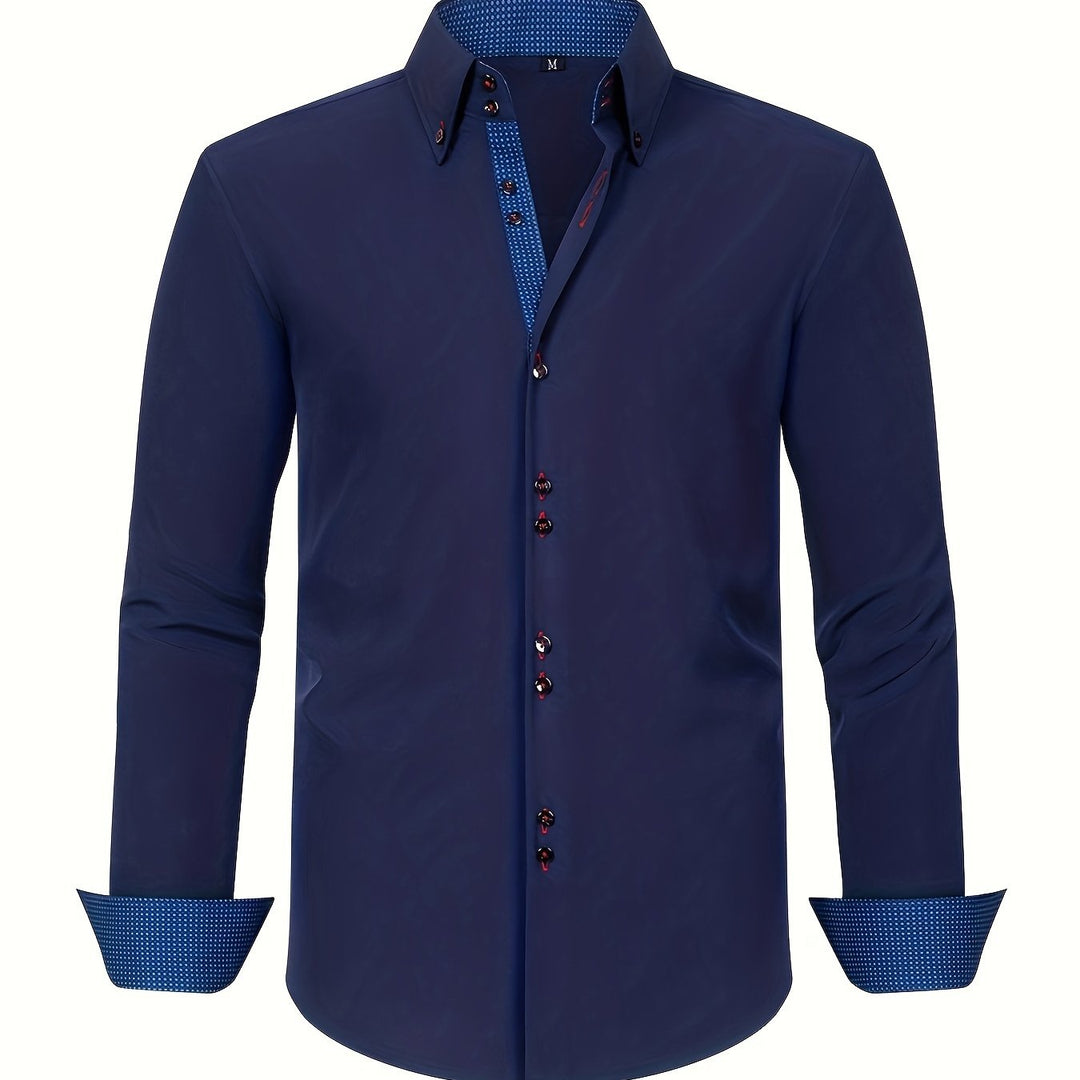 Men's Shirt With Long Sleeves
