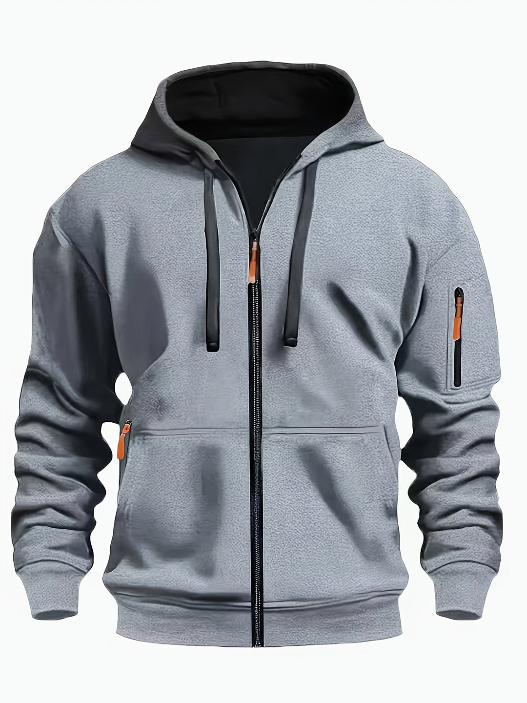 Men's zip-up hoodie