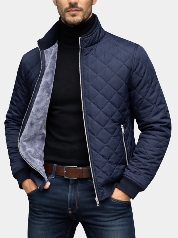 Classic warm winter jacket for men