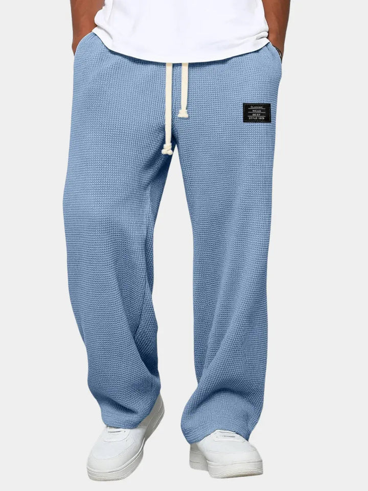 Men’s waffle-knit jogger pants