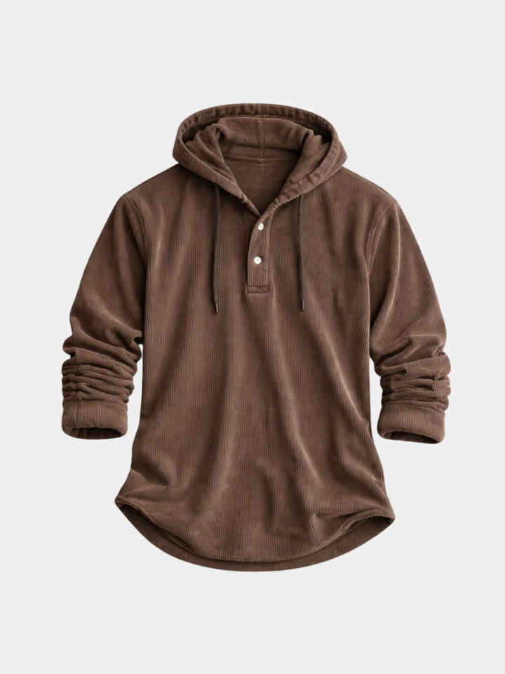 Men's velvet jacket with hood