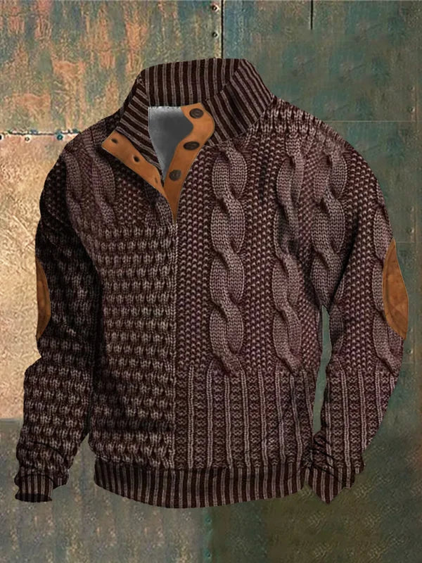 Cable-Knit Sweater for Men