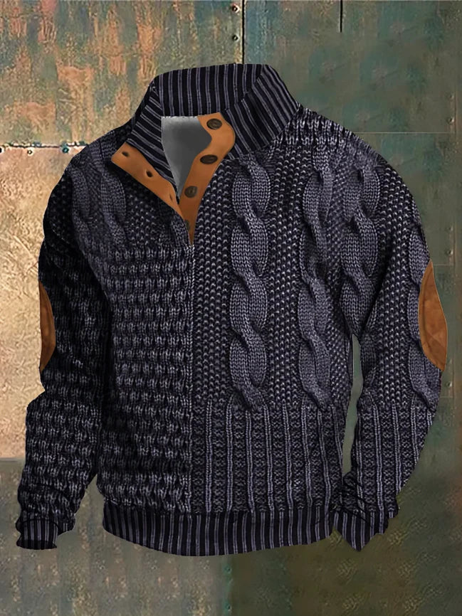 Cable-Knit Sweater for Men