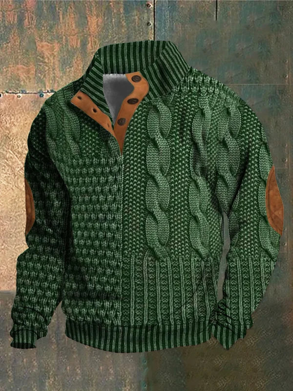 Cable-Knit Sweater for Men