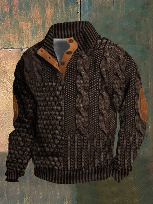 Cable-Knit Sweater for Men