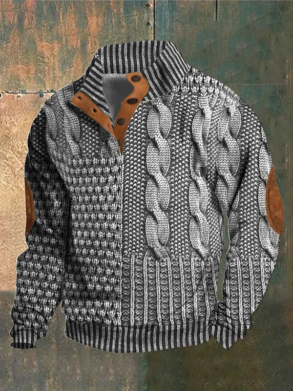 Cable-Knit Sweater for Men