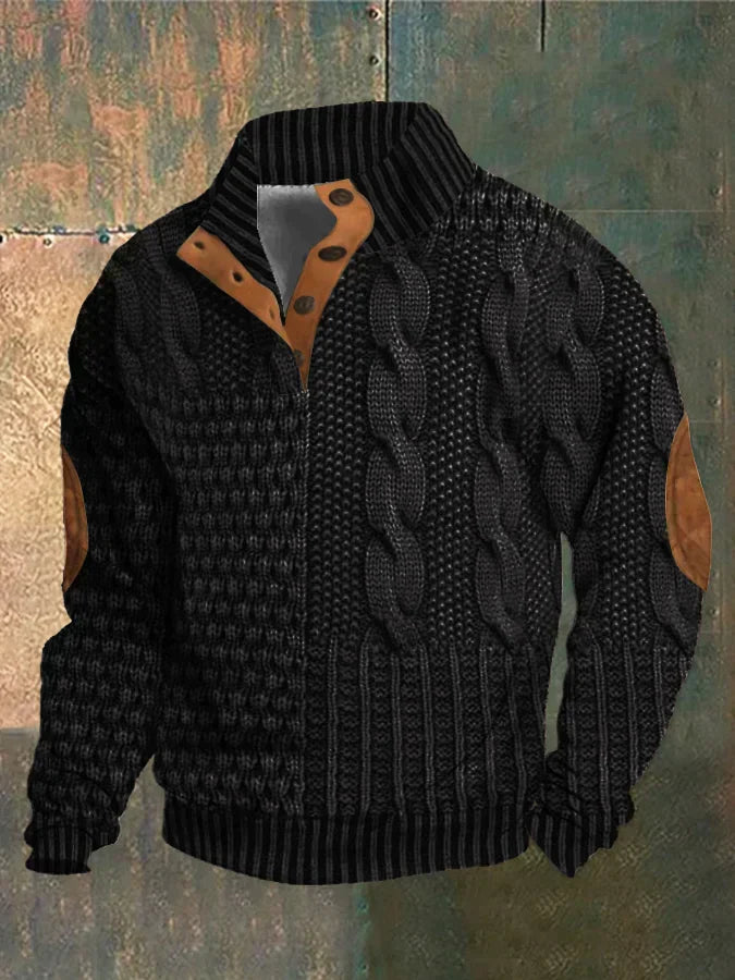 Cable-Knit Sweater for Men