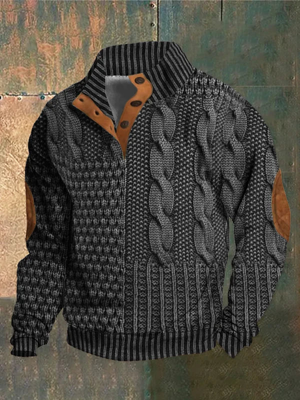 Cable-Knit Sweater for Men