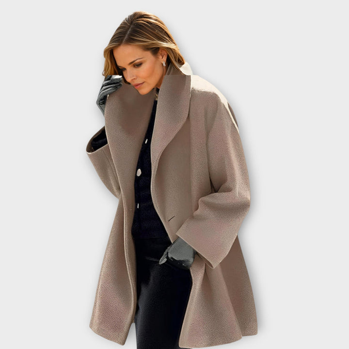 Long oversized coat for women