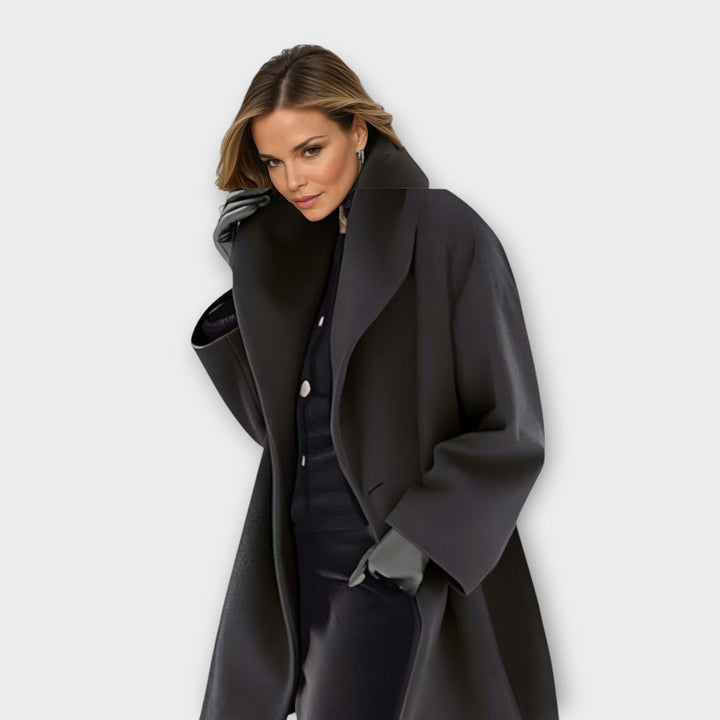 Long oversized coat for women
