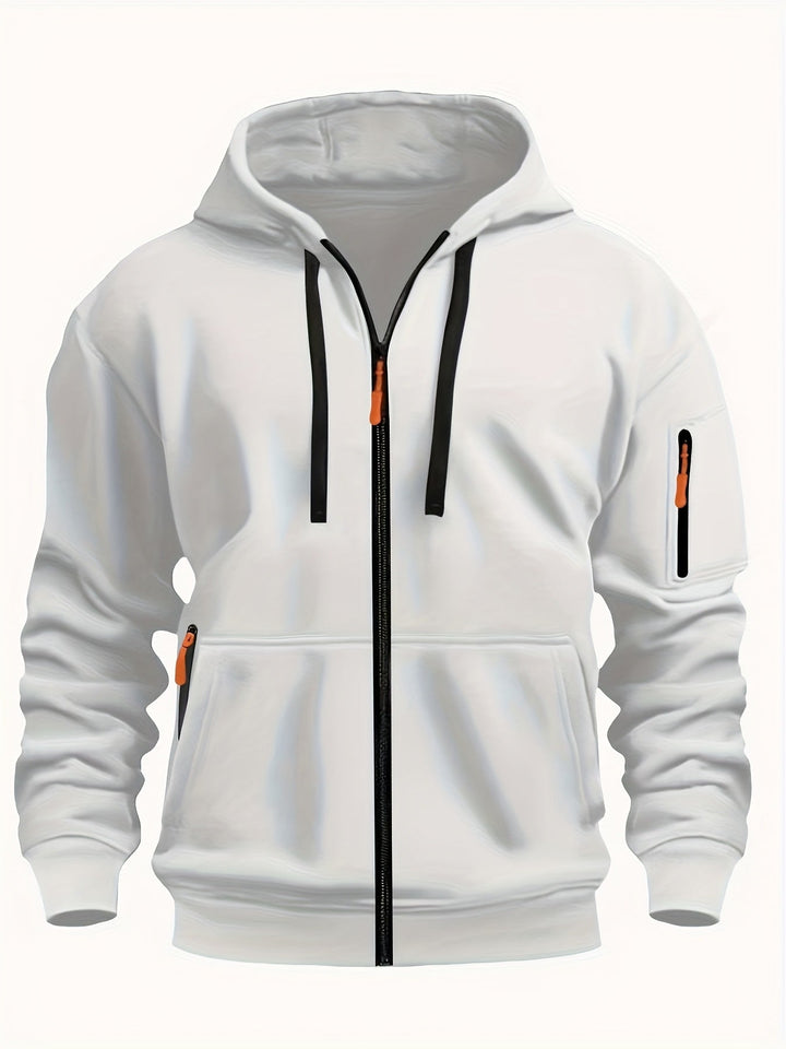 Men's zip-up hoodie