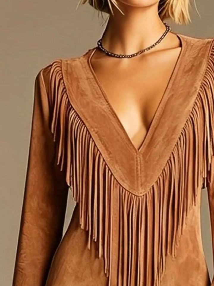 Women's Fringe Mini Dress