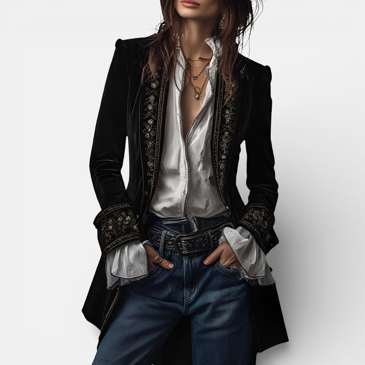 Velour jacket for women