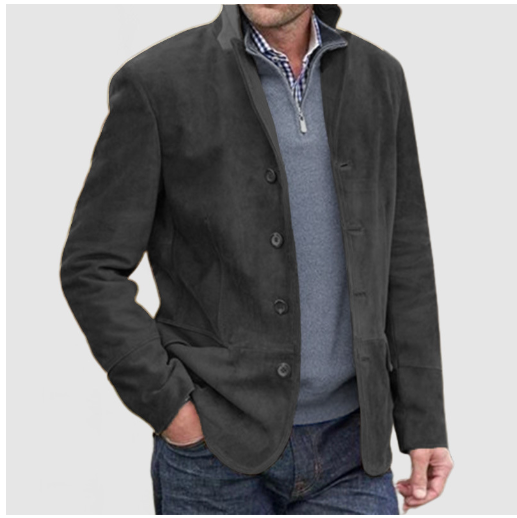 Suede Blazerjakke til Herrer