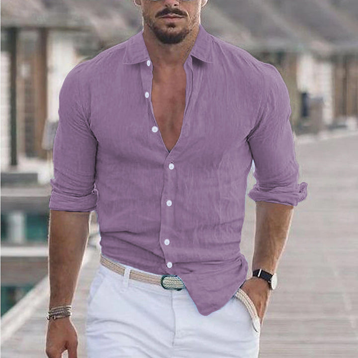 Casual button-up shirt for men