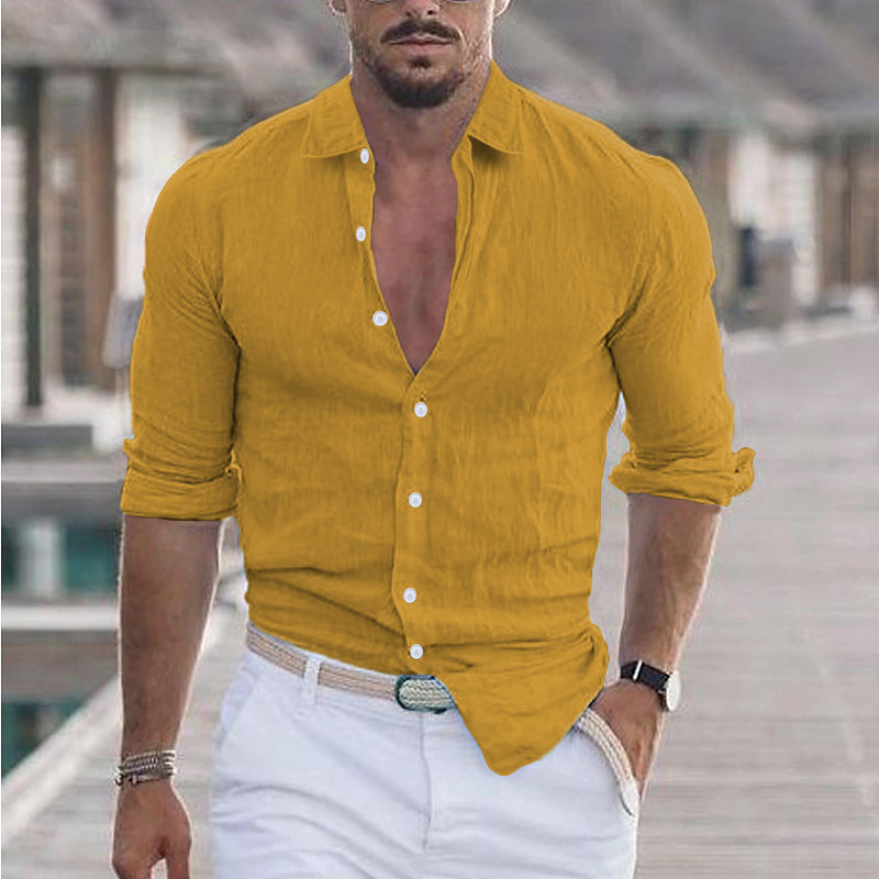 Casual button-up shirt for men