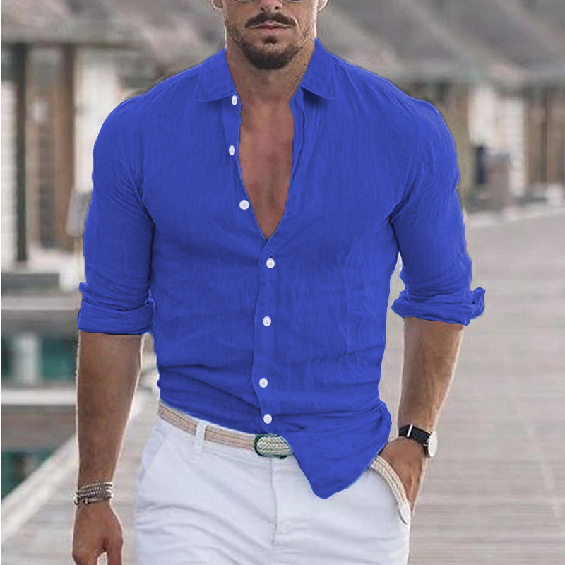 Casual button-up shirt for men