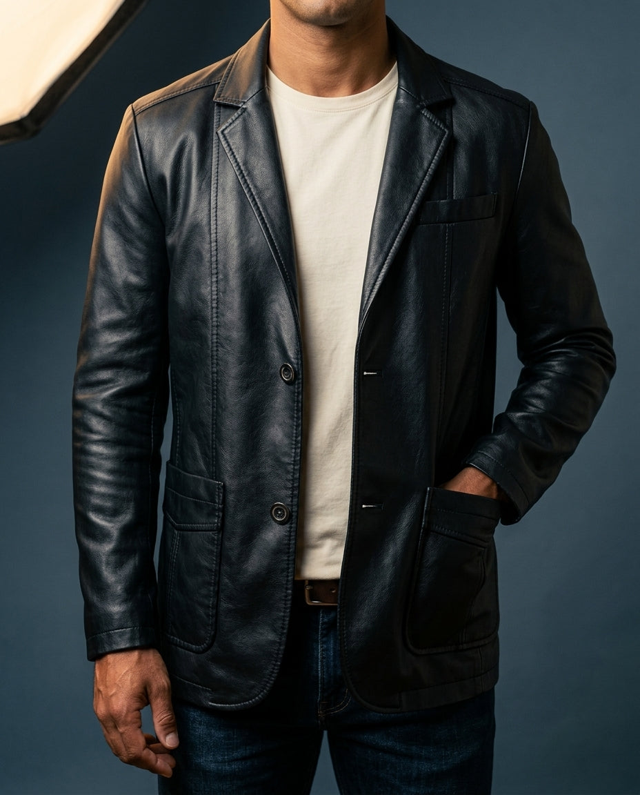 Custom Leather Jacket for Men