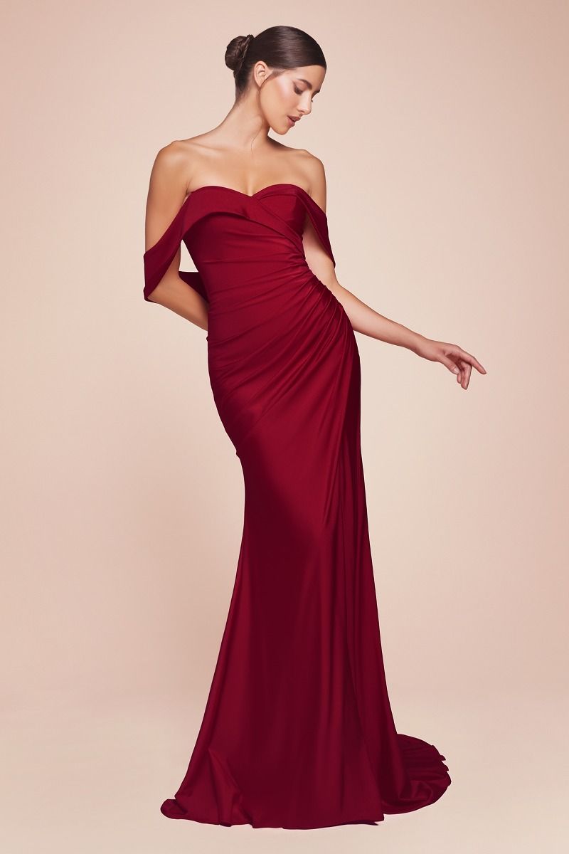 Figure-Hugging Off-the-Shoulder Dress for Women
