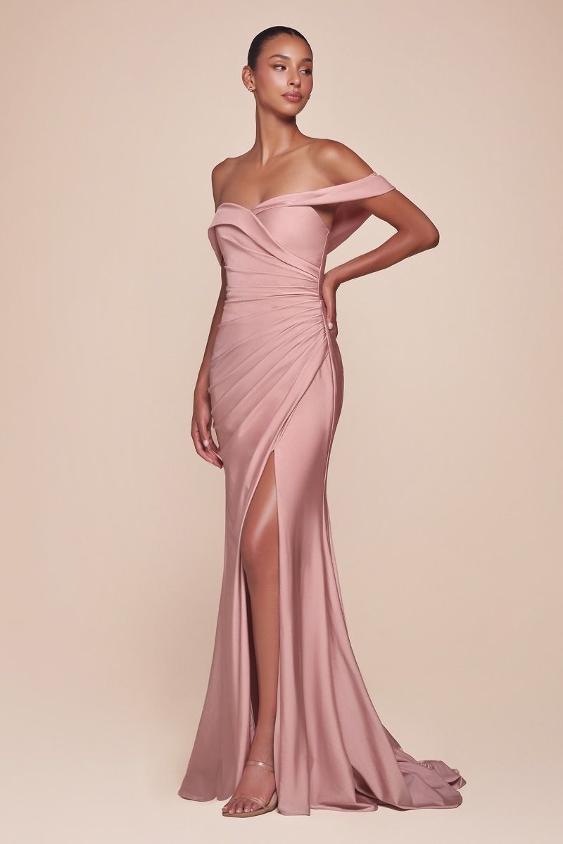Figure-Hugging Off-the-Shoulder Dress for Women