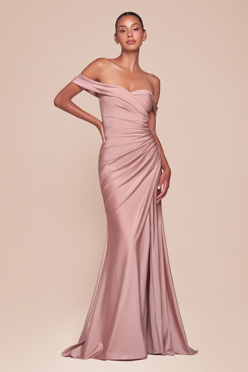 Figure-Hugging Off-the-Shoulder Dress for Women