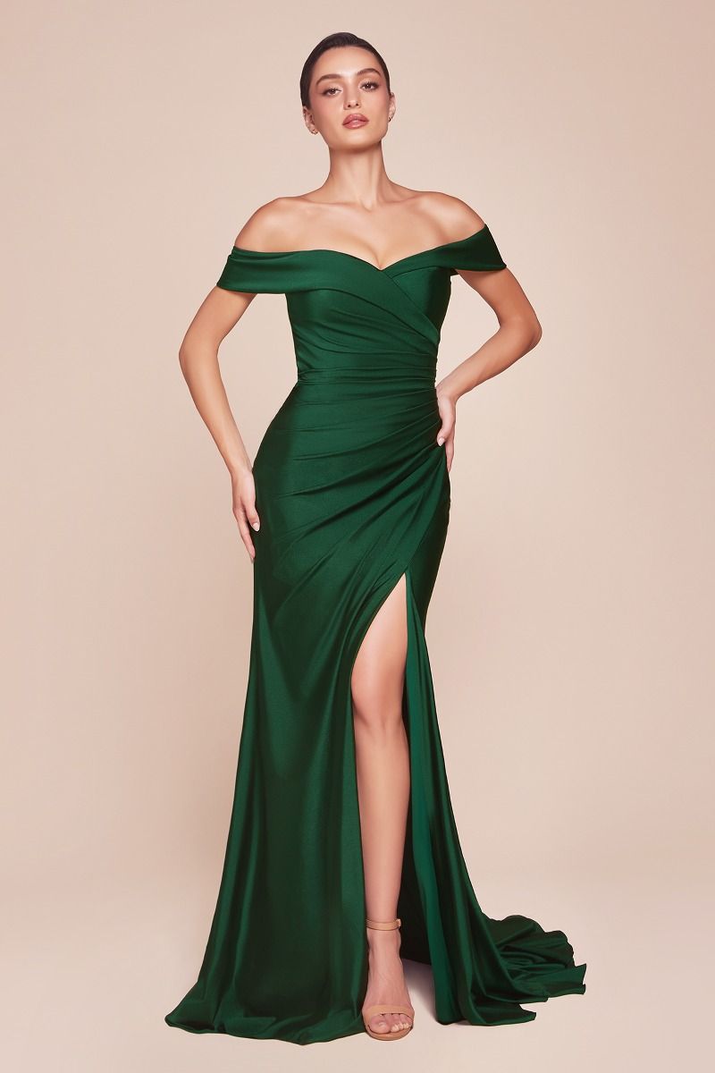 Figure-Hugging Off-the-Shoulder Dress for Women
