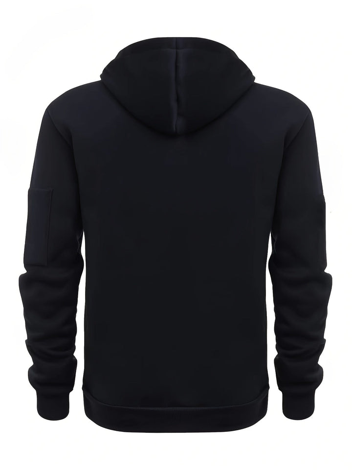 Men's zip-up hoodie