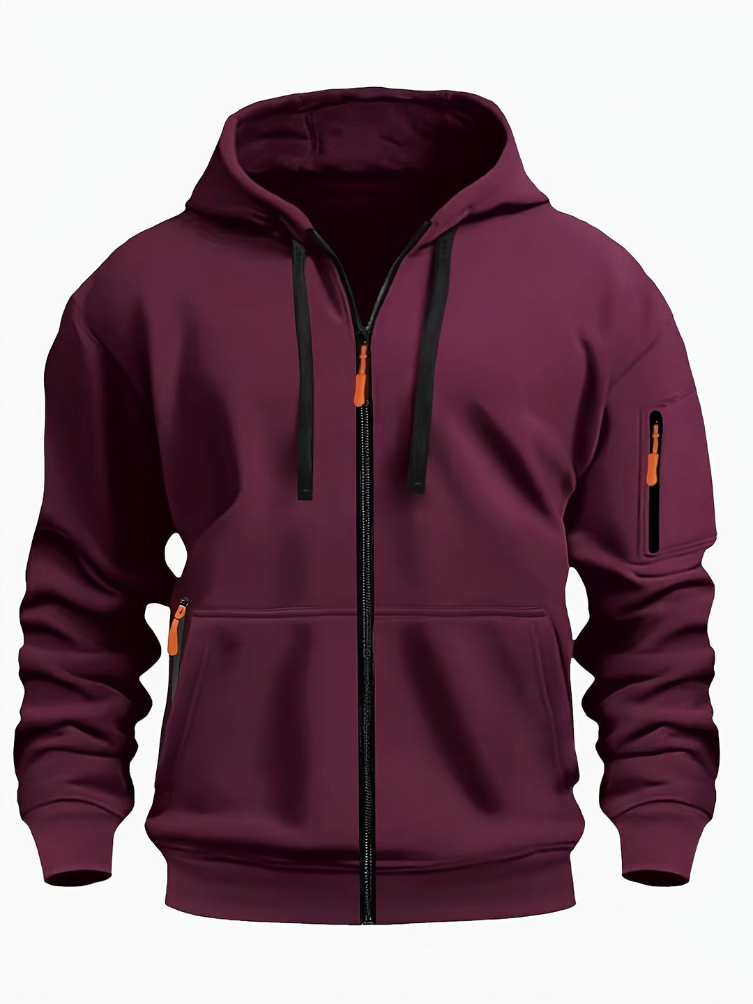 Men's zip-up hoodie