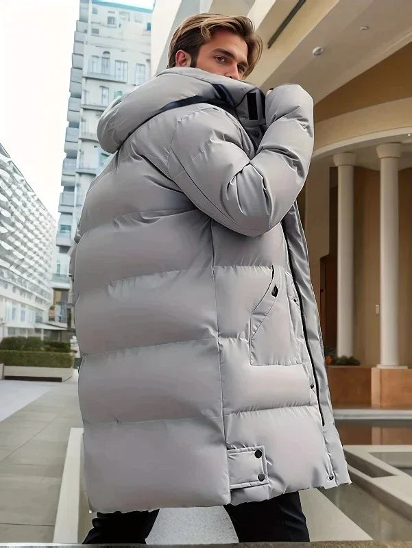 Hooded Puffer Jacket for Men
