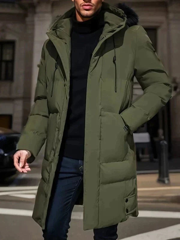 Hooded Puffer Jacket for Men