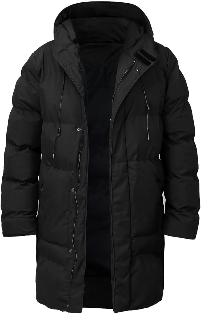 Hooded Puffer Jacket for Men